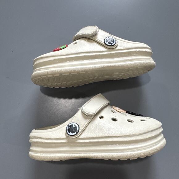 Lot of 2 pairs Toddler Girls Size 10 Sandals Casual Summer Unbranded Pink Cream - Picture 9 of 10